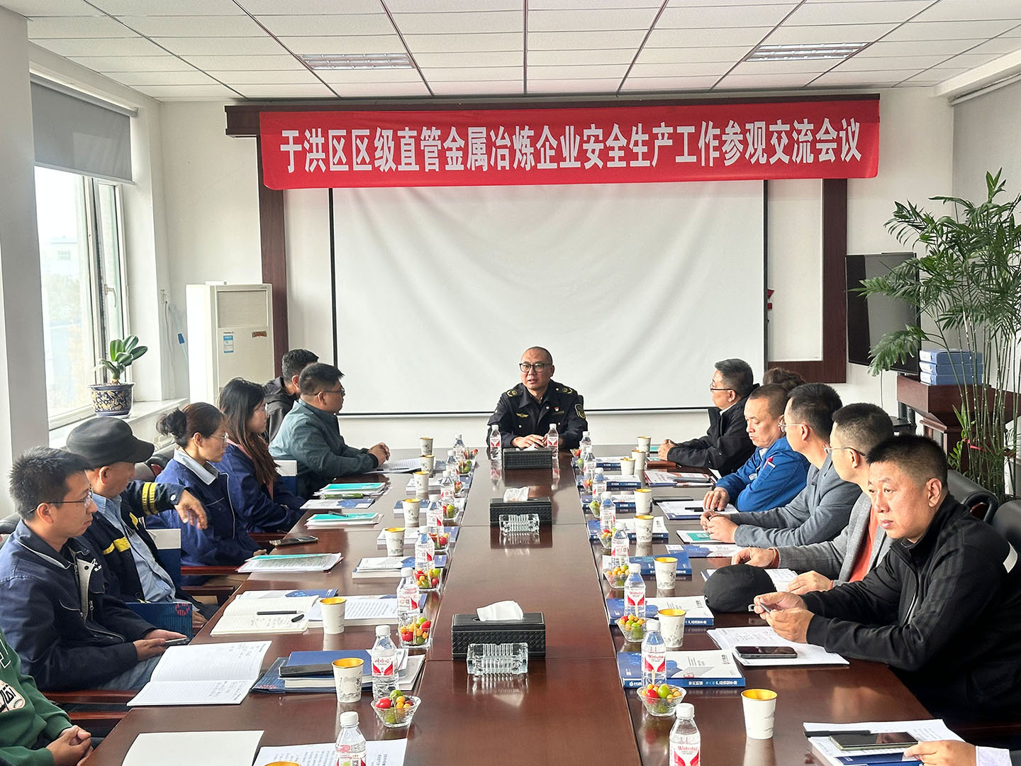 于洪區應急局在公司舉辦生產安全現場參觀交流會
