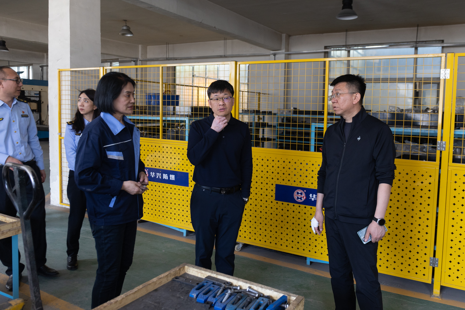 省應急廳領導來我司檢查工作